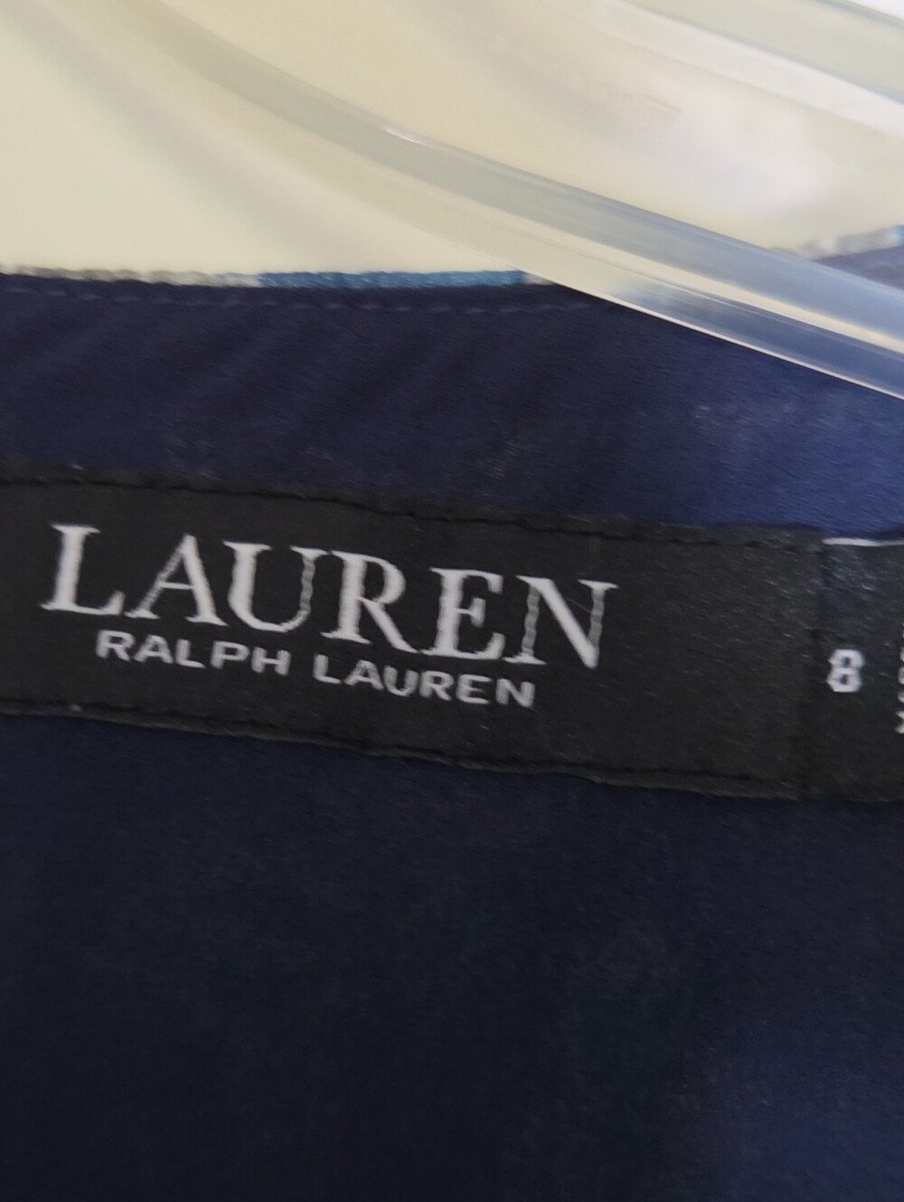 Lauren Ralph Lauren Blue Floral Tiered Sleeveless Dress - Picture 4 of 4
